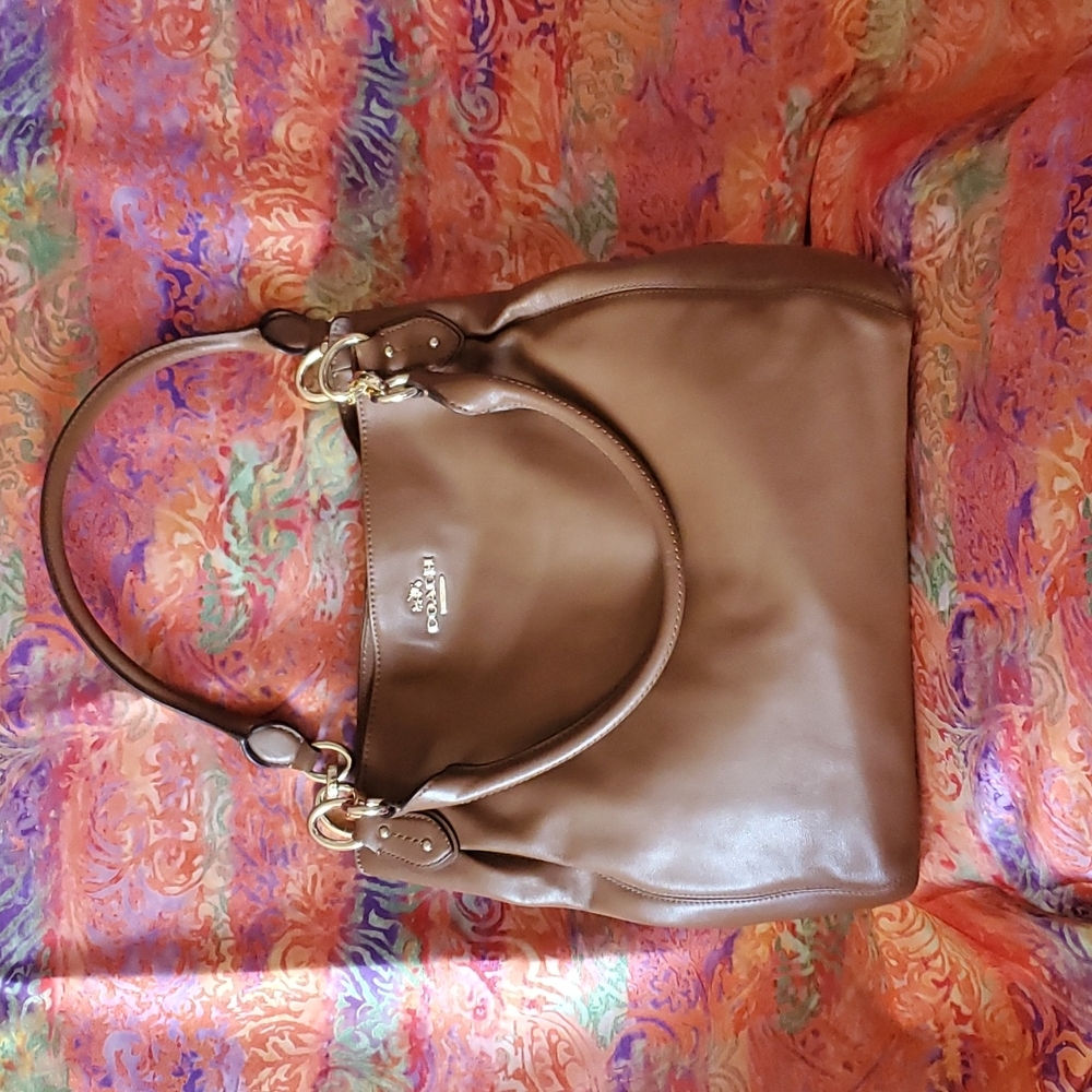Coach tan bag.